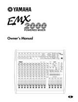 Yamaha EMX 2000 Manual de utilizare
