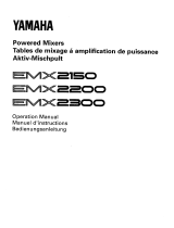 Yamaha EMX2200 Manualul proprietarului