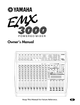 Yamaha EMX3000 Manualul proprietarului