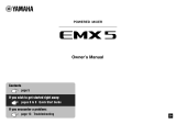 Yamaha EMX5 Manualul proprietarului