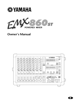 Yamaha EMX860ST Manual de utilizare
