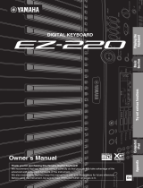 Yamaha EZ220 Lighted 61 Key Portable Keyboard Manualul proprietarului