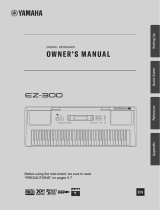 Yamaha EZ300 61 Full-Size Lighted Touch Sensitive Keyboard Manualul proprietarului