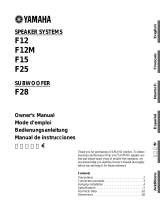 Yamaha F12M Manual de utilizare