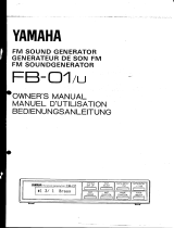 Yamaha FB-01 Manualul proprietarului