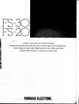 Yamaha FS-20 Manualul proprietarului