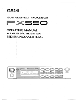 Yamaha DJ Equipment FX550 Manual de utilizare