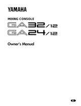 Yamaha GF24/12 Manual de utilizare