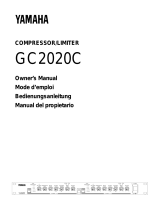 Yamaha GC2020C Manualul proprietarului