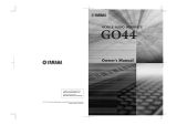 Yamaha GO44 Manual de utilizare