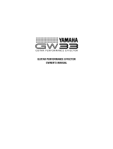 Yamaha GW33 Manualul proprietarului