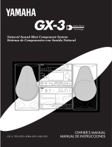 Yamaha GX-3 Manual de utilizare