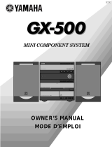Yamaha GX-500 Manual de utilizare