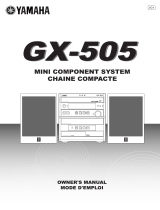 Yamaha GX-505 Manualul proprietarului