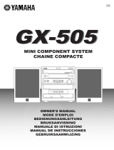 Yamaha GX-505RDS Manualul proprietarului