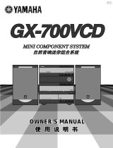 Yamaha GX-700VCD Manualul proprietarului