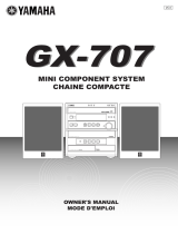 Yamaha GX-707 Manual de utilizare