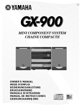 Yamaha GX-900RDS Manualul proprietarului