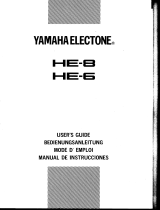 Yamaha HE-4 Manualul proprietarului