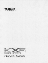 Yamaha KX5 Manualul proprietarului