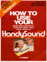 Yamaha HandySound HS-501 Manualul proprietarului