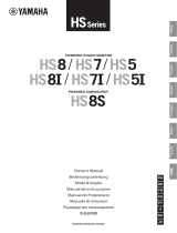 Yamaha HS7I Manualul proprietarului
