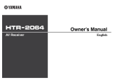 Yamaha HTR-2064 Manualul proprietarului