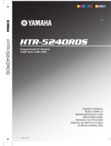 Yamaha HTR-5240RDS Manual de utilizare