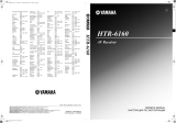 Yamaha HTR-6160 Manualul proprietarului