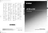 Yamaha HTR-6180 Manualul proprietarului