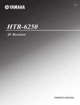 Yamaha HTR-6250 Manualul proprietarului