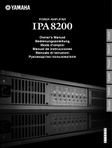 Yamaha IPA8200 Manualul proprietarului