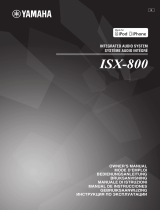 Yamaha ISX-800 Manualul proprietarului