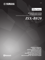 Yamaha ISX-B820 Restio Manual de utilizare