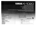 Yamaha K-1020 Manualul proprietarului