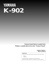 Yamaha K-902 Manual de utilizare
