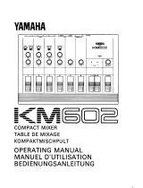 Yamaha KM602 Manualul proprietarului