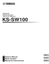 Yamaha KS-SW100 Manualul proprietarului