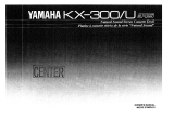 Yamaha KX-300U Manualul proprietarului