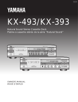 Yamaha KX-393 Manual de utilizare