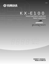 Yamaha KX-E100 Manual de utilizare