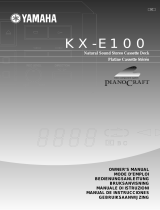 Yamaha KX-E100 Manualul proprietarului