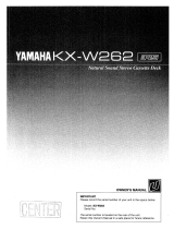 Yamaha KX-W262 Manualul proprietarului