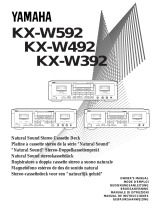 Yamaha KX-W492 Manual de utilizare