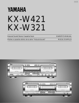 Yamaha KX-W321 Manual de utilizare
