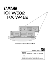 Yamaha KX W482 Manual de utilizare