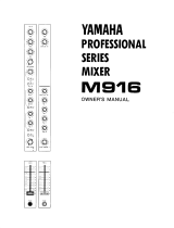 Yamaha M916 Manualul proprietarului