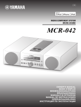 Yamaha MCR-042 Purple Manual de utilizare