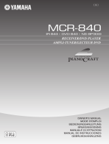 Yamaha MCR-840 Manualul proprietarului