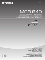 Yamaha MCR-940 Manualul proprietarului